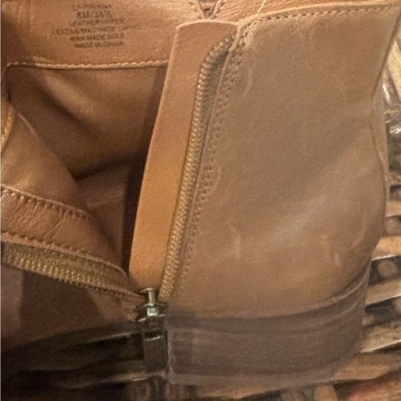 Lucky Brand Prenma Ankle Boot Women's Topanga Tan Leather
Bootie Size 8 - Picture 6 of 11